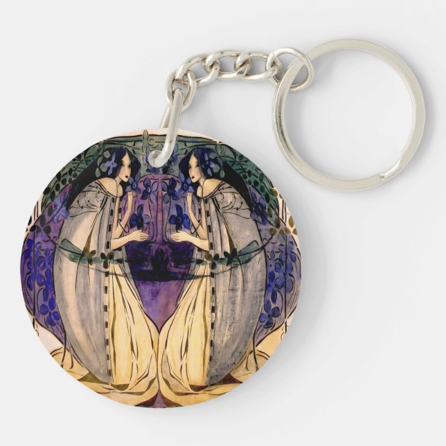 Frances MacDonald -  Spring Keychain (Back)