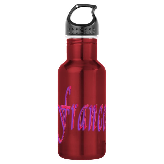 Frances, Name Logo, 532 Ml Water Bottle (Front)
