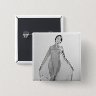 Francesca a Bella Ragazza, Beautiful italian Girl 2 Inch Square Button