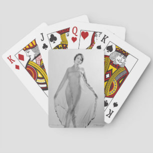 Francesca a Bella Ragazza, Beautiful italian Girl Playing Cards