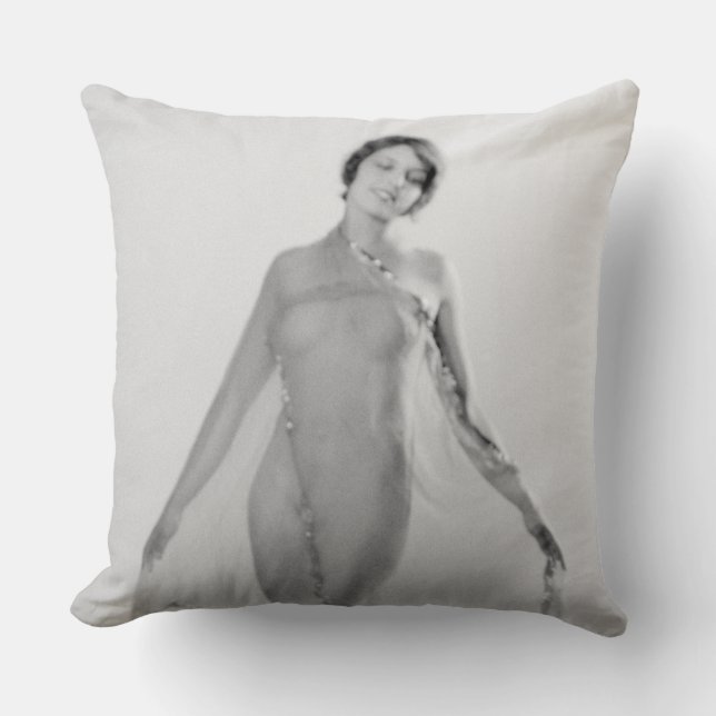 Francesca a Bella Ragazza, Beautiful italian Girl Throw Pillow (Front)