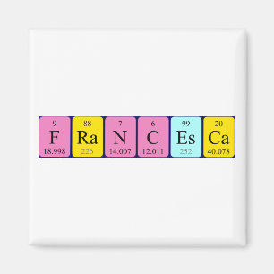 Francesca periodic table name magnet
