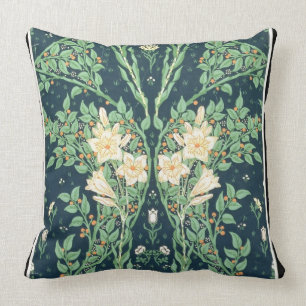 Francesca wallpaper design throw pillow