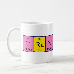 Francesco periodic table name mug