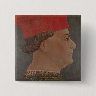 Francesco Sforza Duke of Milan 2 Inch Square Button