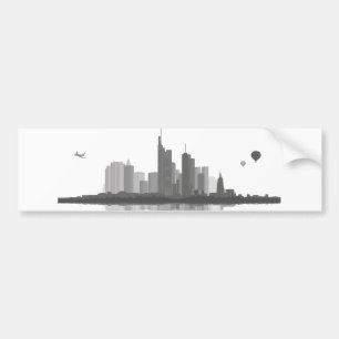 Francfort sur le Main Skyline Autocollants