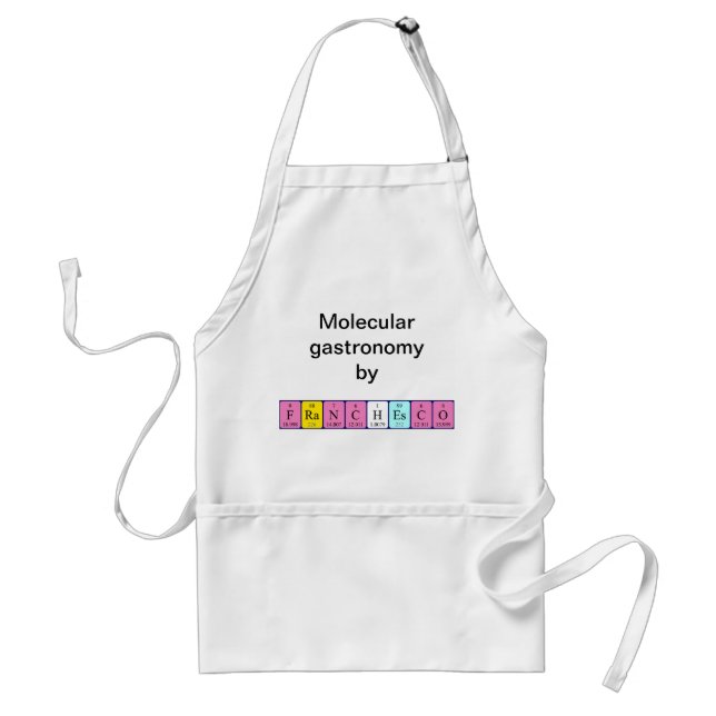 Franchesco periodic table name apron (Front)