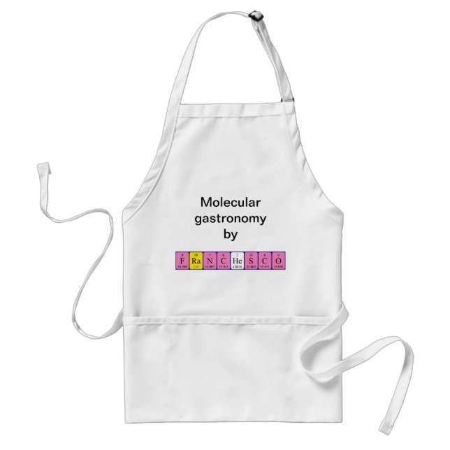Franchesco periodic table name apron (Front)