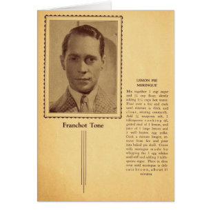Franchot Tone Citron Merigue Pie Recette