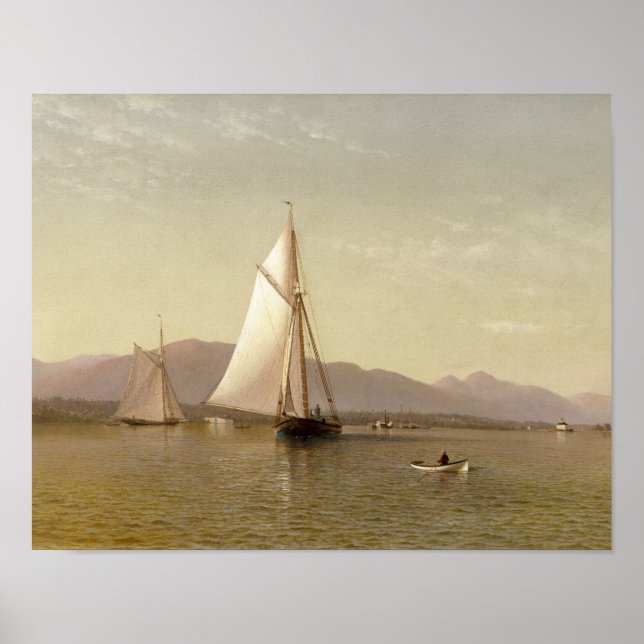 Francis Augustus Silva - The Hudson at the Tappan Poster (Front)