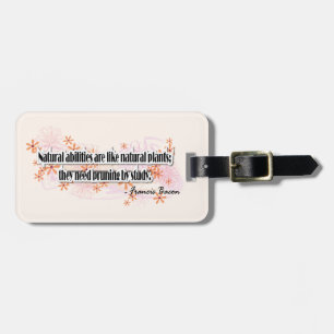 Francis Bacon Luggage Tag