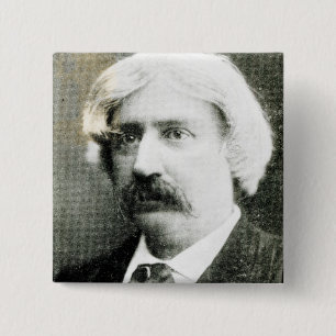 Francis Brett Harte 2 Inch Square Button