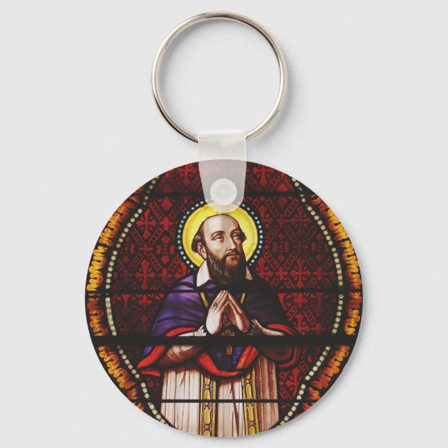 Francis de Sales Bishop of Geneva Keychain (Front)