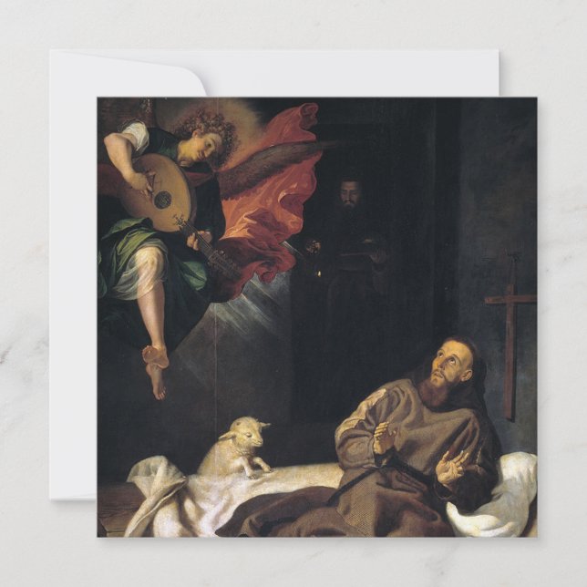 Francis of Assisi with angel music (Front)