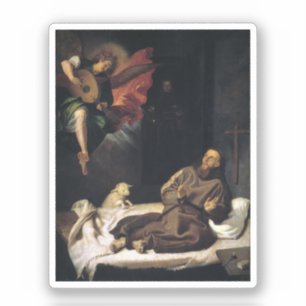 Francis of Assisi with angel music