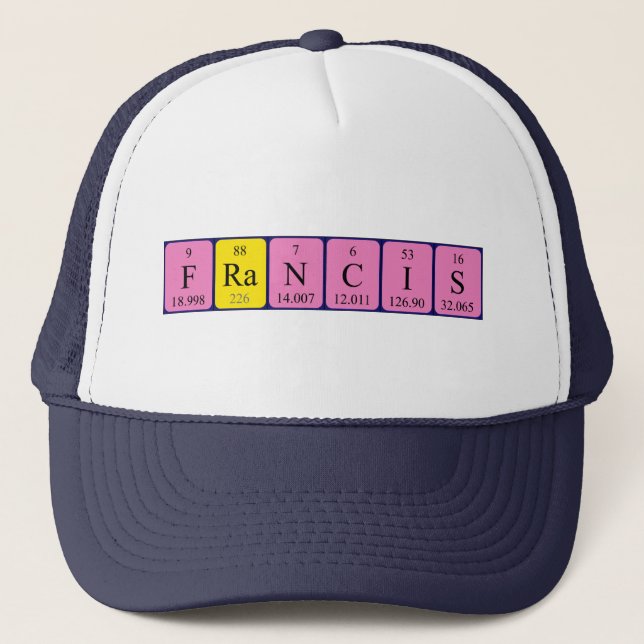 Francis periodic table name hat (Front)