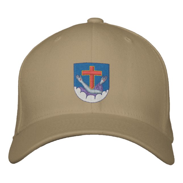 Franciscan coat of arms embroidered hat (Front)