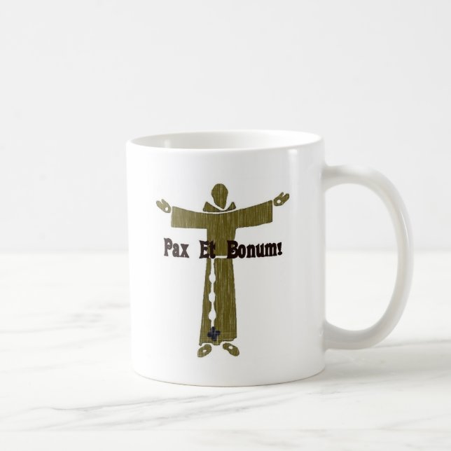 Franciscan Greetings Coffee Mug (Right)