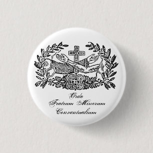 Franciscan Order 1 Inch Round Button