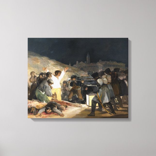 Francisco de Goya The Third of May 1808 Canvas Print (Front)
