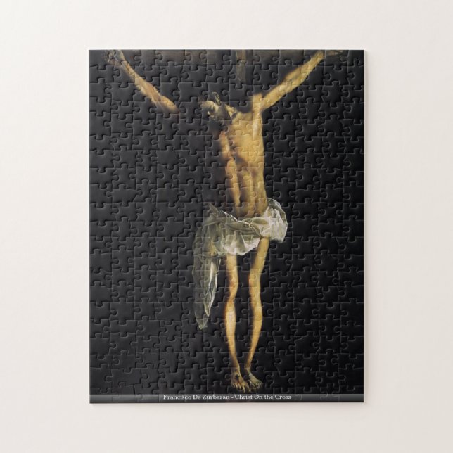 Francisco De Zurbaran - Christ On the Cross puzzle (Vertical)