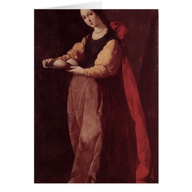 Francisco de Zurbaran- St. Agatha (Front)
