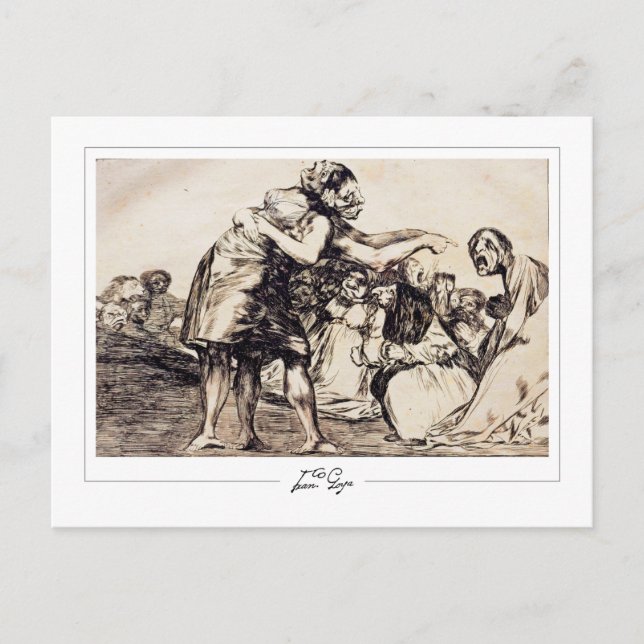 Francisco Goya #517 - Fine Art Postcard (Front)