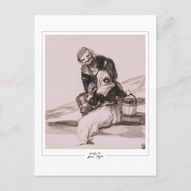 Francisco Goya #528 - Fine Art Postcard (Front)