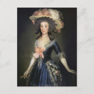 Francisco Goya- Duchess Countess of Benavente Postcard