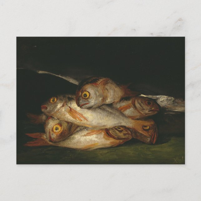 Francisco Goya - Still Life with Golden Bream Postcard (Front)