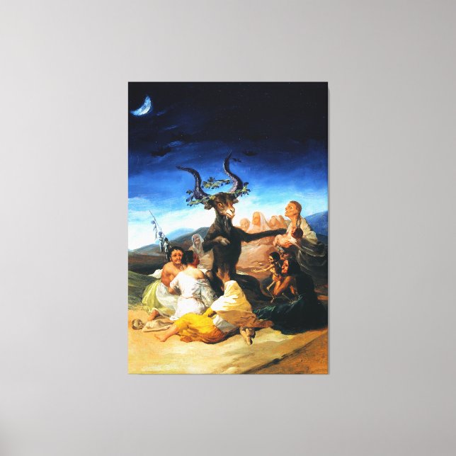 FRANCISCO GOYA - Witches' Sabbath - 1798 -  Canvas Print (Front)