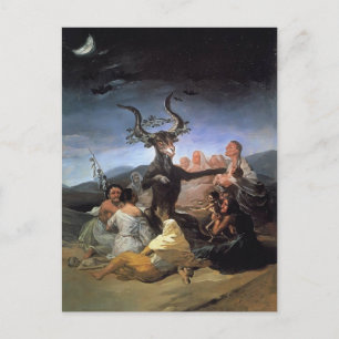 Francisco Goya- Witches Sabbath Postcard