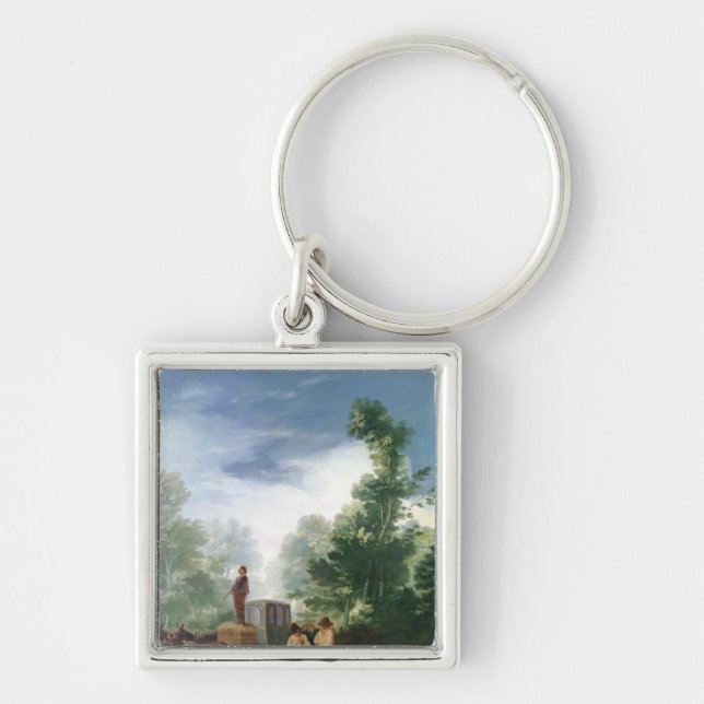 Francisco Jose de Goya y Lucientes | Attack on a C Keychain (Front)