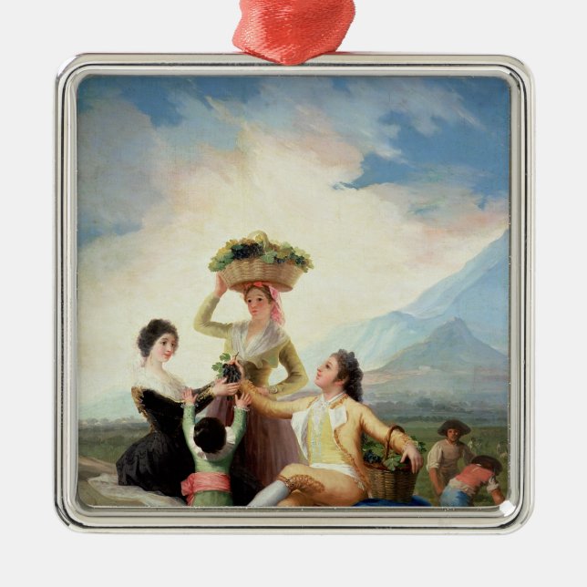 Francisco Jose de Goya y Lucientes | Autumn, or Th Metal Ornament (Front)
