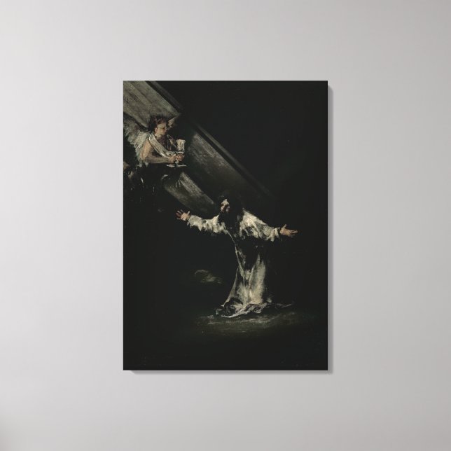 Francisco Jose de Goya y Lucientes | Christ on the Canvas Print (Front)