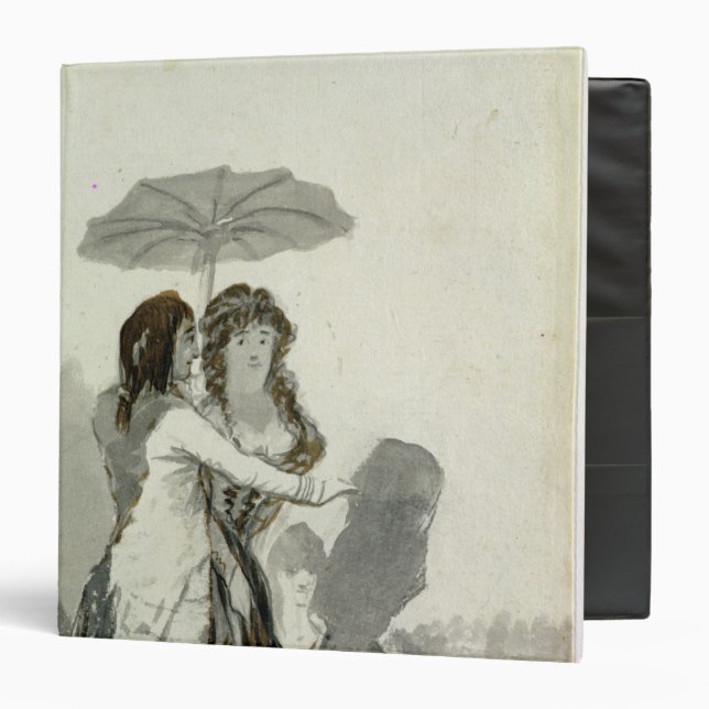 Francisco Jose de Goya y Lucientes | Couple with a Binder (Front/Inside)