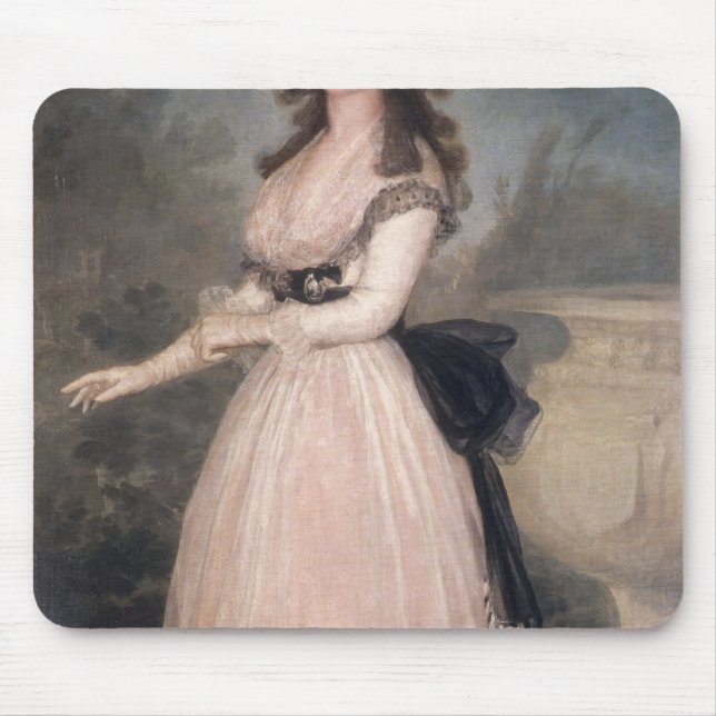 Francisco Jose de Goya y Lucientes | Dona Tadea Ar Mouse Pad (Front)