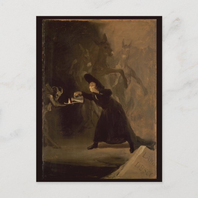 Francisco Jose de Goya y Lucientes | El Hechizado Postcard (Front)