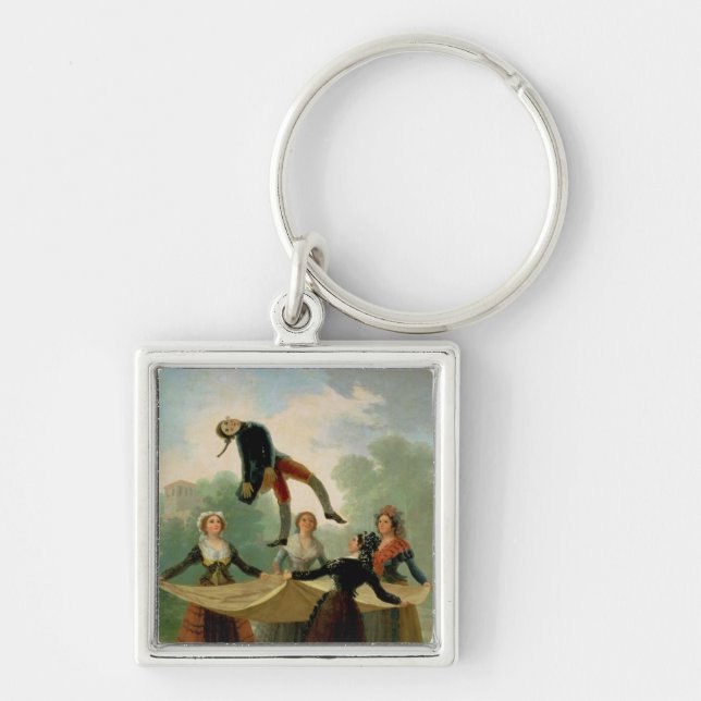 Francisco Jose de Goya y Lucientes | El Pelele  17 Keychain (Front)