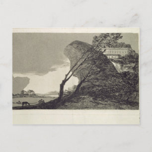 Francisco Jose de Goya y Lucientes   Landscape wit Postcard