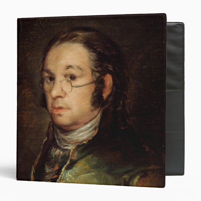 Francisco Jose de Goya y Lucientes | Self Portrait Binder (Front/Inside)