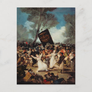 Francisco Jose de Goya y Lucientes   The Burial of Postcard