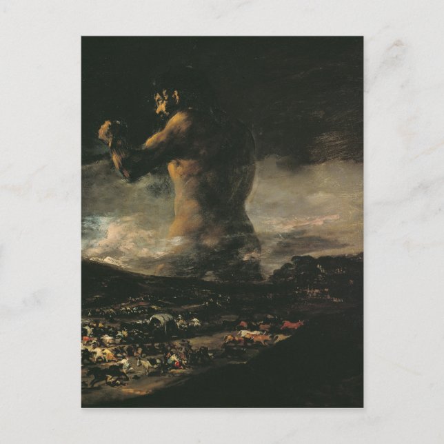 Francisco Jose de Goya y Lucientes | The Colossus, Postcard (Front)