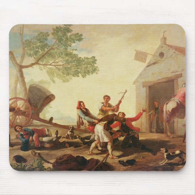 Francisco Jose de Goya y Lucientes | The Fight at  Mouse Pad (Front)