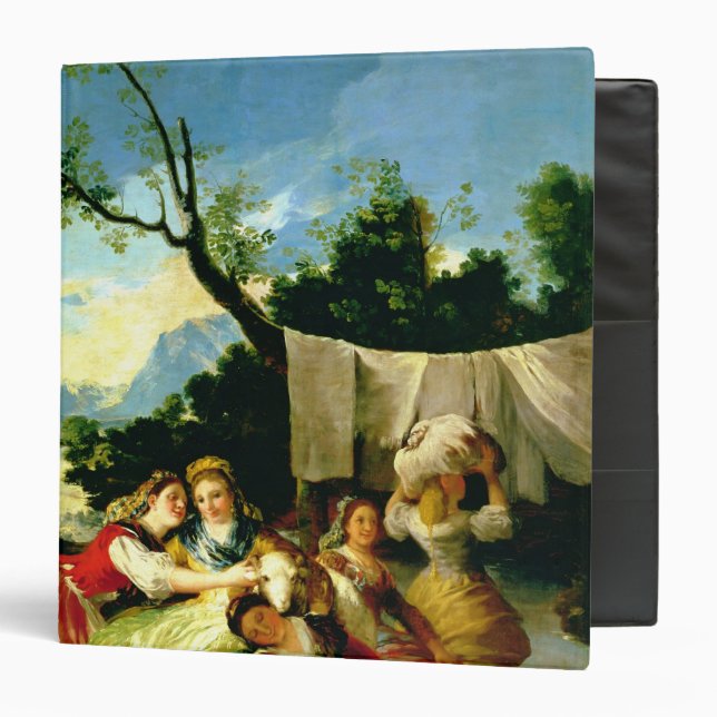Francisco Jose de Goya y Lucientes | The Washerwom Binder (Front/Inside)
