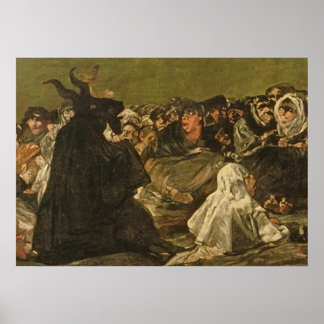 Francisco Jose de Goya y Lucientes | The Witches'  Poster (Front)