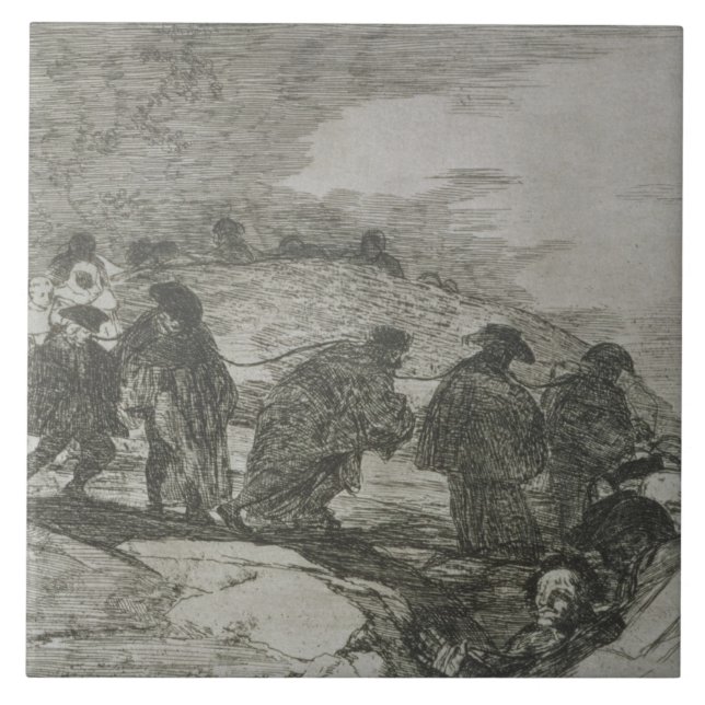 Francisco Jose de Goya y Lucientes | They do not k Tile (Front)