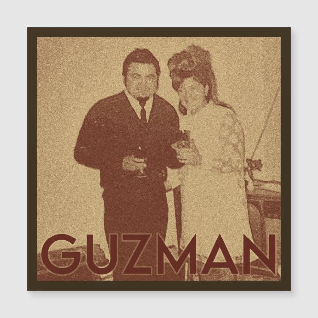 FRANCISCO Sr & MARGARET GUZMAN - MAGNET (Devant)