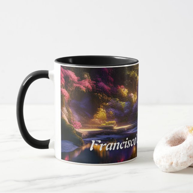 Francisco's Morning Tea Mug (With Donut)