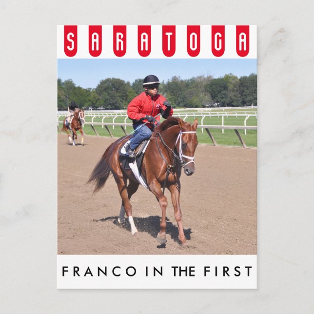 Franco in the First Postcard (Front)